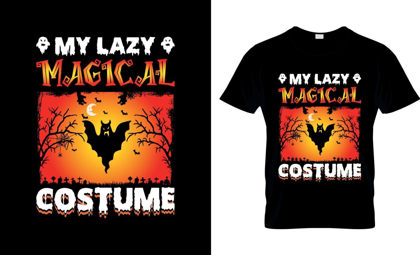 conception de t-shirt d'halloween, slogan de t-shirt d'halloween et conception de vêtements, typographie d'halloween, image vectorielle d'halloween, illustration d'halloween vecteur