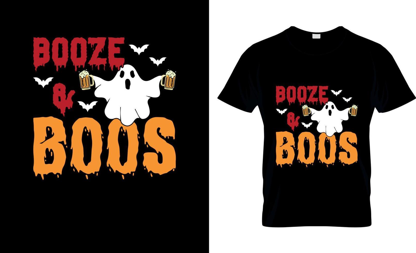 conception de t-shirt d'halloween, slogan de t-shirt d'halloween et conception de vêtements, typographie d'halloween, image vectorielle d'halloween, illustration d'halloween vecteur