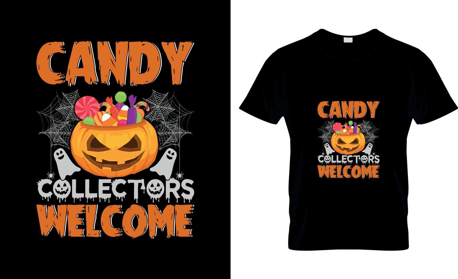 conception de t-shirt d'halloween, slogan de t-shirt d'halloween et conception de vêtements, typographie d'halloween, image vectorielle d'halloween, illustration d'halloween vecteur