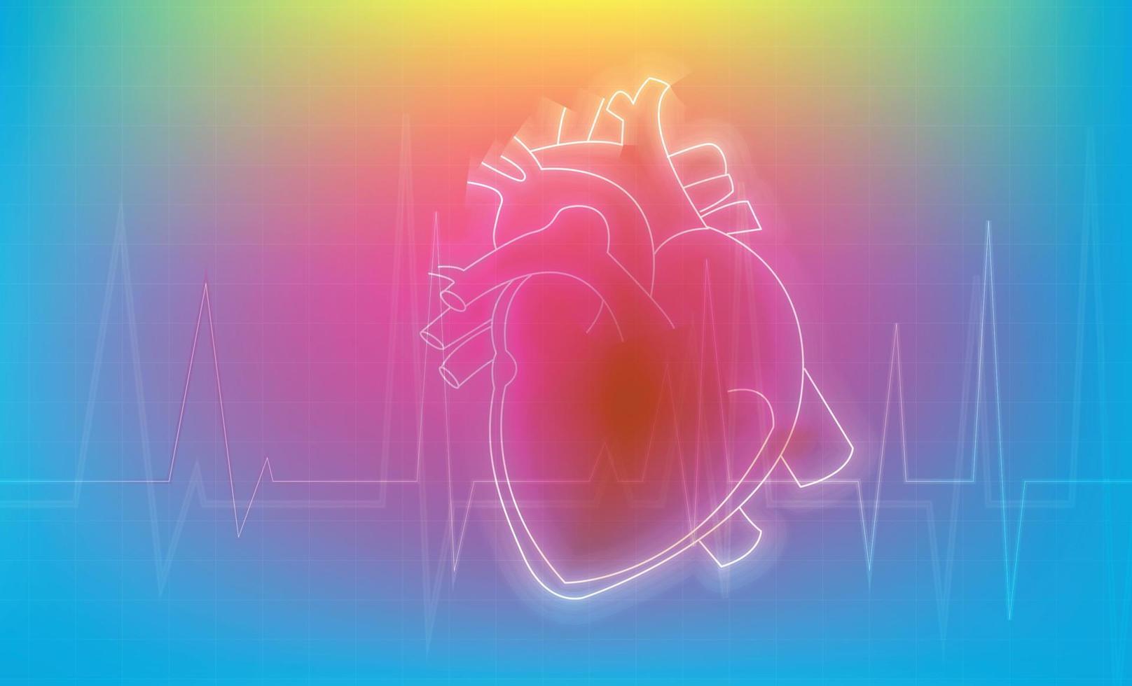 mesure de la fréquence cardiaque vecteur