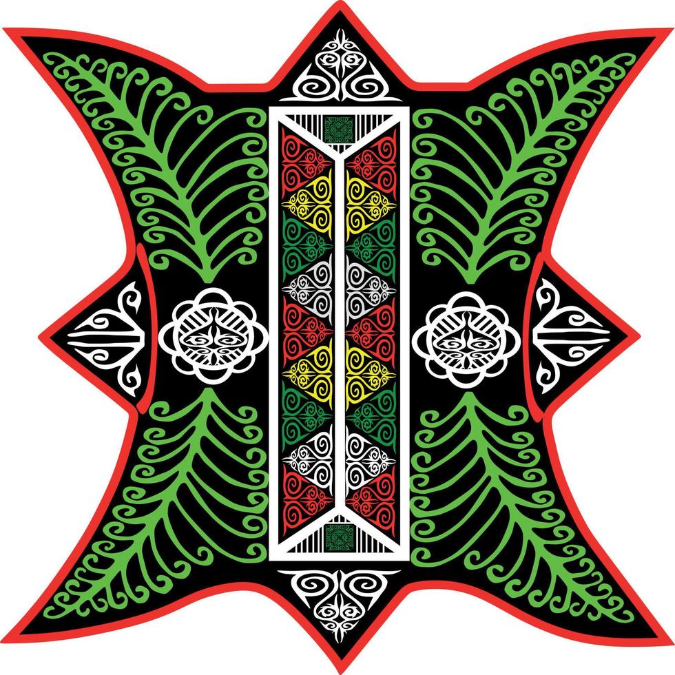 image vectorielle motif batik vecteur