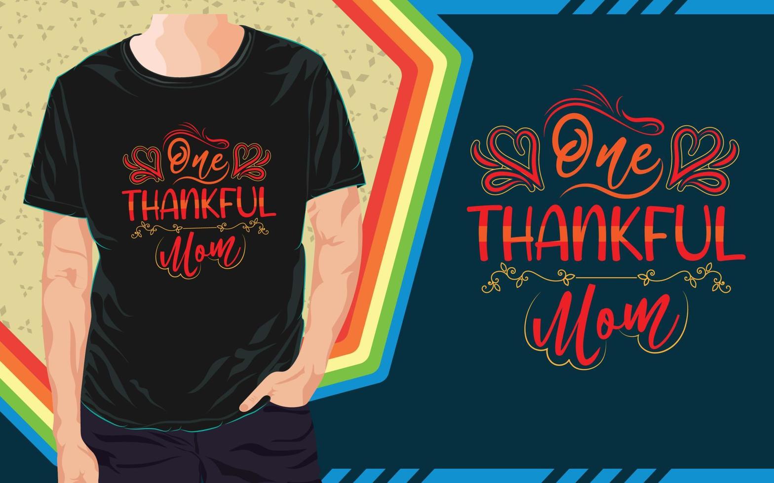 conception de t-shirt de thanksgiving, t-shirt de typographie vecteur