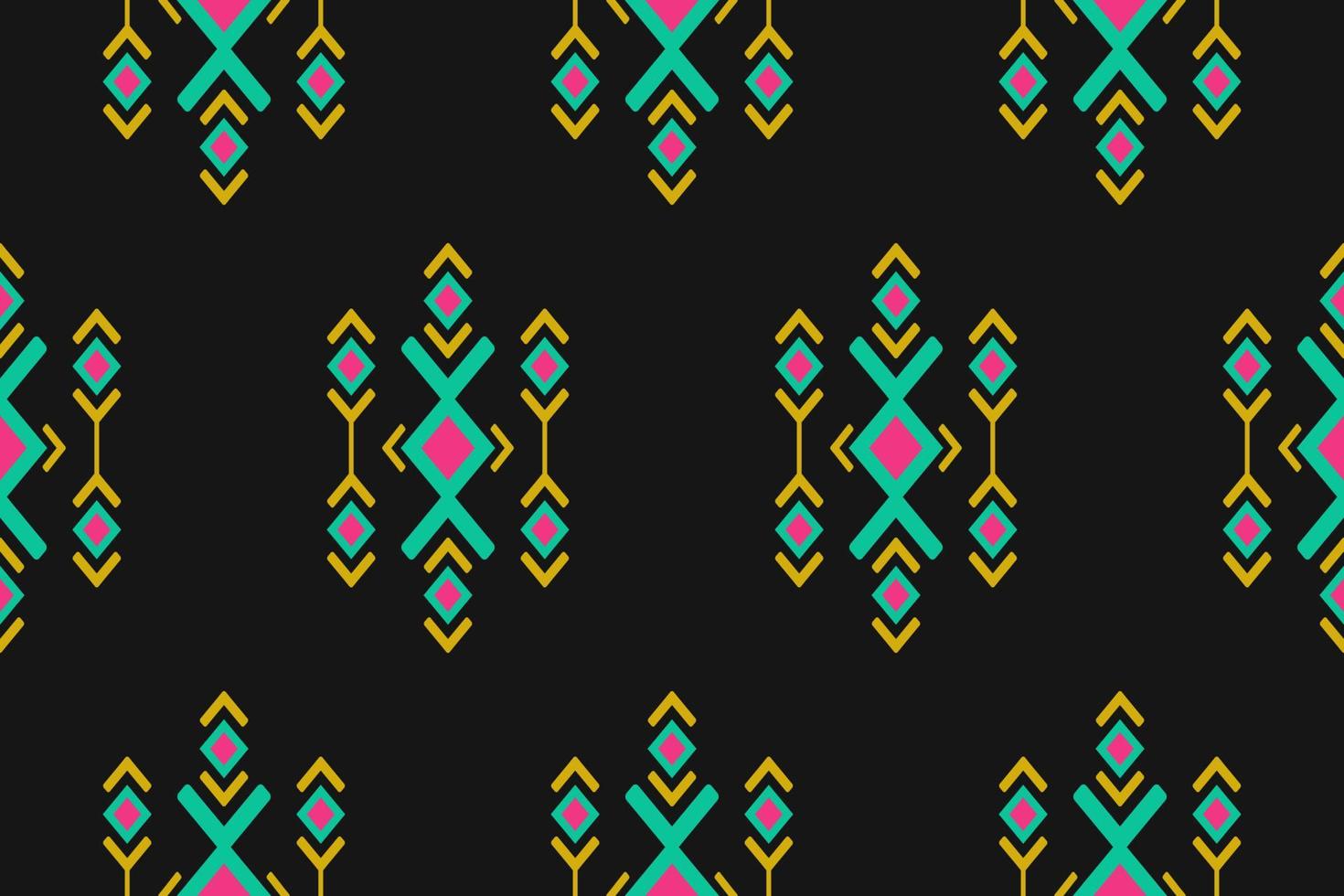 motif géométrique ethnique oriental sans couture traditionnel. tissu motif ethnique art. vecteur