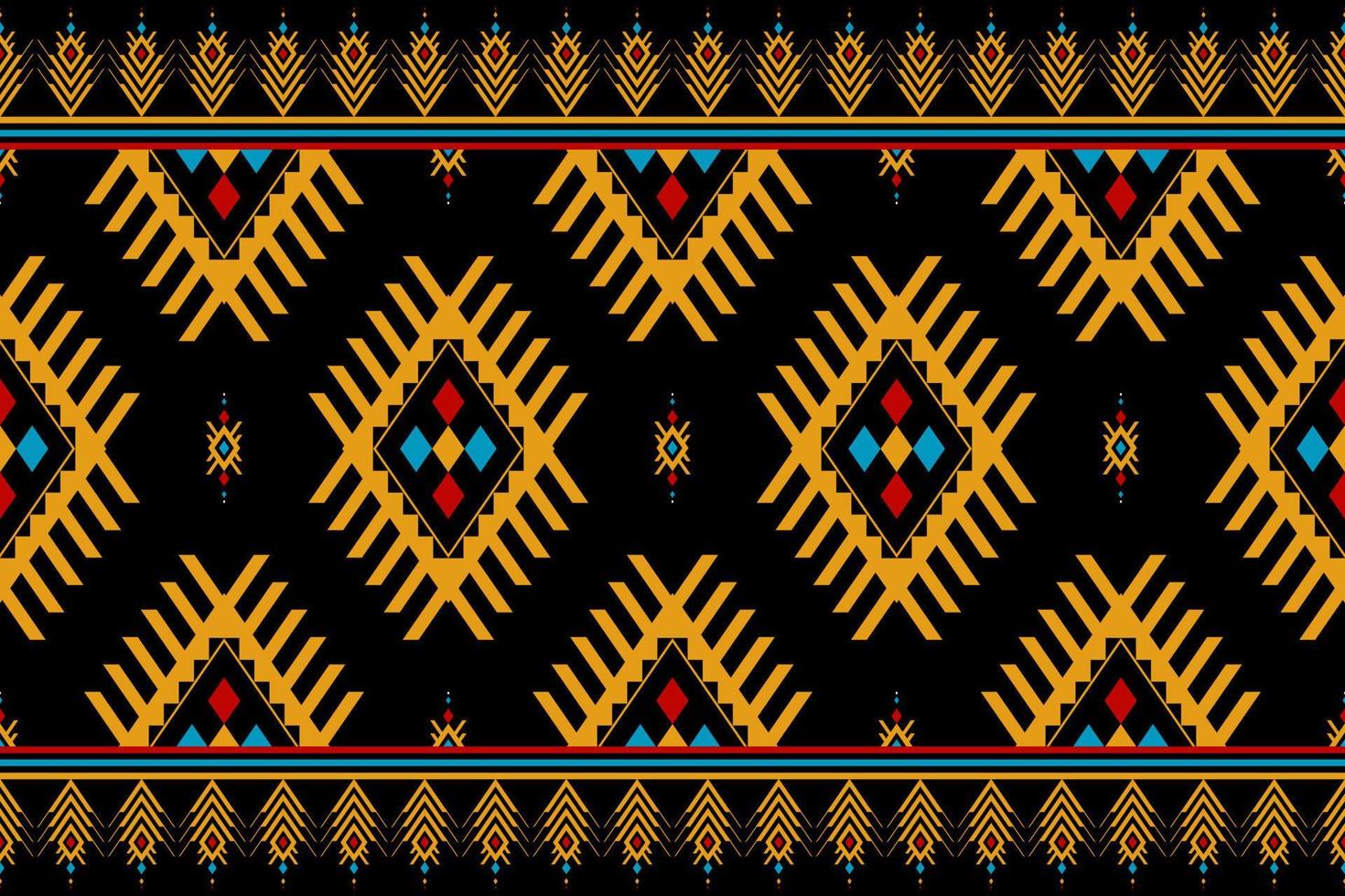 tapis motif ethnique art. motif géométrique sans soudure en tribal. vecteur