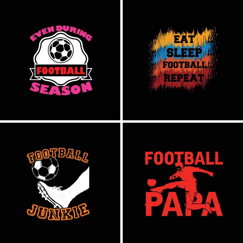 conception de t-shirt de football vecteur