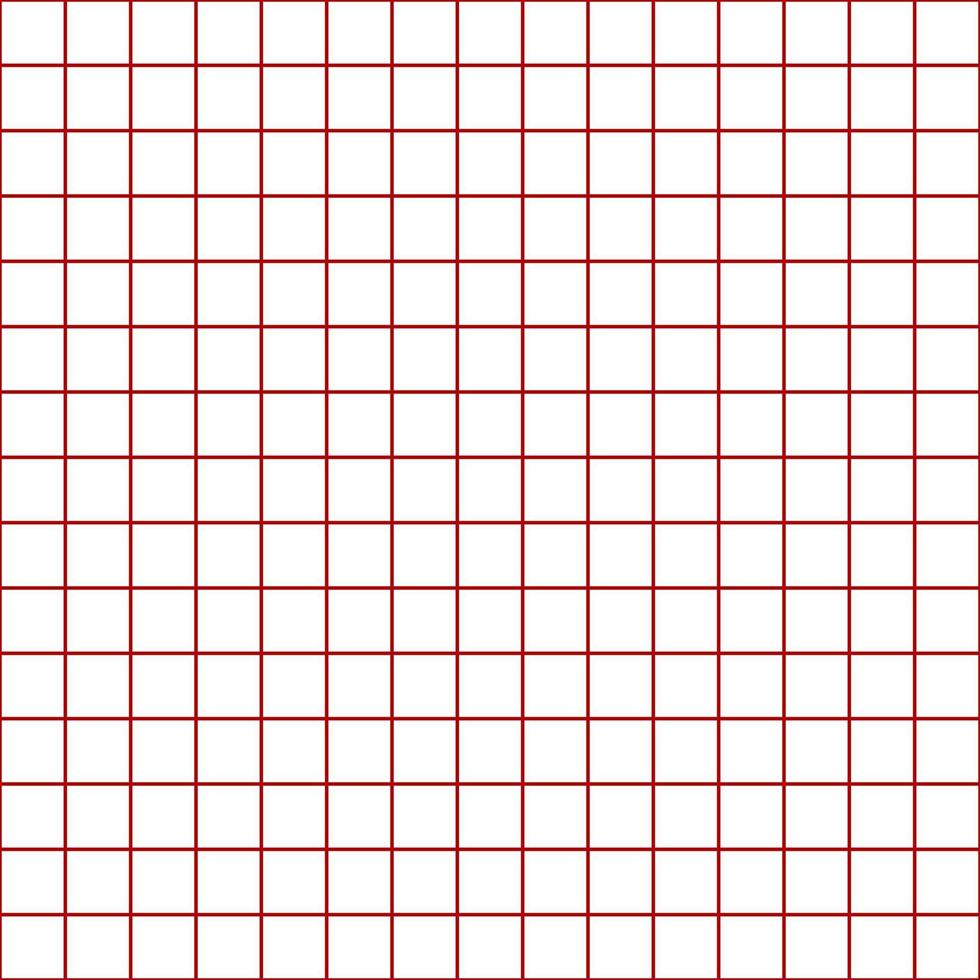 motif abstrait harmonieux avec de nombreux carrés blancs géométriques avec des cases de ligne de bord rouges. conception de fond de vecteur. papier, tissu, tissu, tissu, robe, serviette, impression, cadeau, chemise, lit, livre, note. vecteur