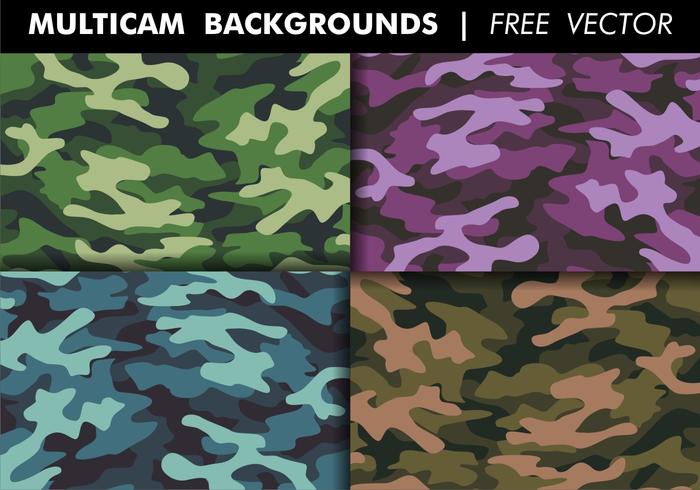 Multicam backgrounds vecteur gratuit