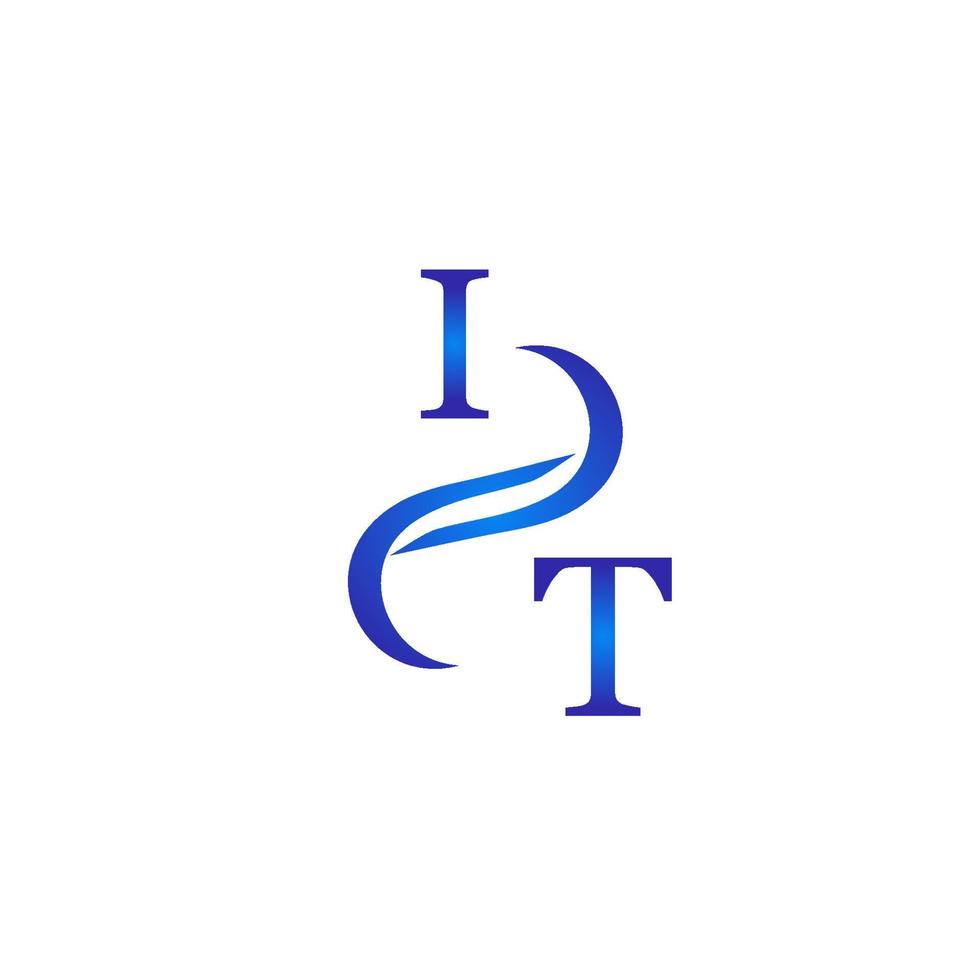 it blue logo design pour votre entreprise vecteur