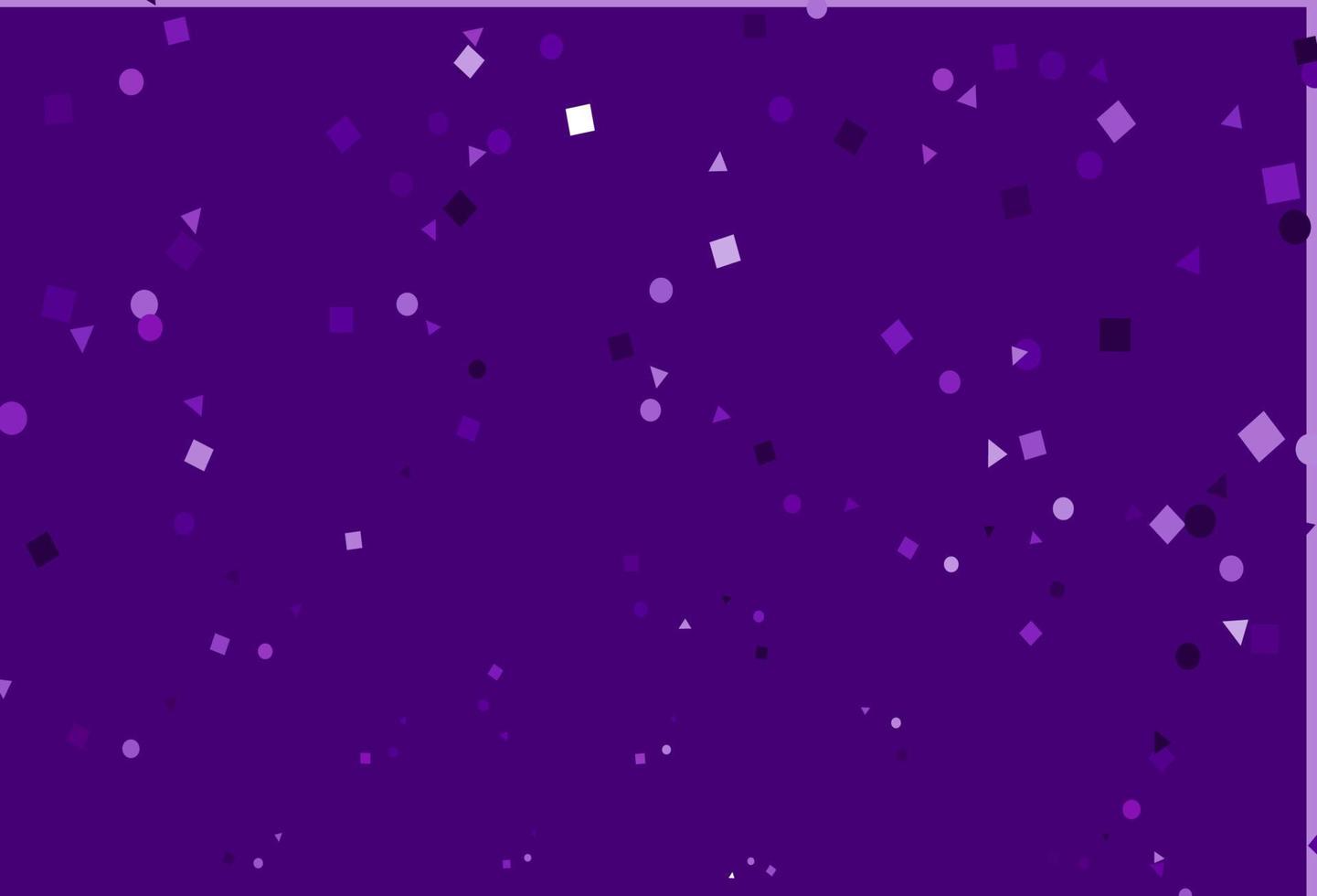 couverture vectorielle violet clair dans un style polygonal avec des cercles. vecteur