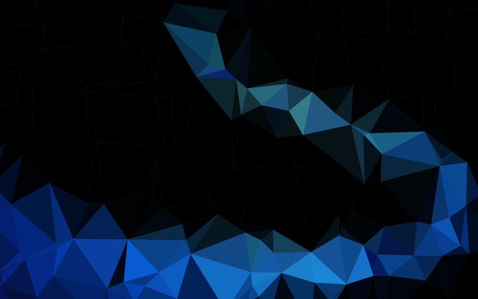 modèle polygonal de vecteur bleu clair.