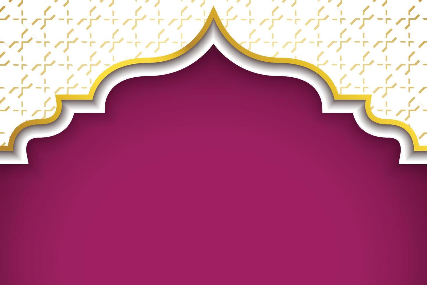 fond de modèle islamique de luxe, ramadan kareem, eid mubarak, graphique vectoriel décoratif de religion