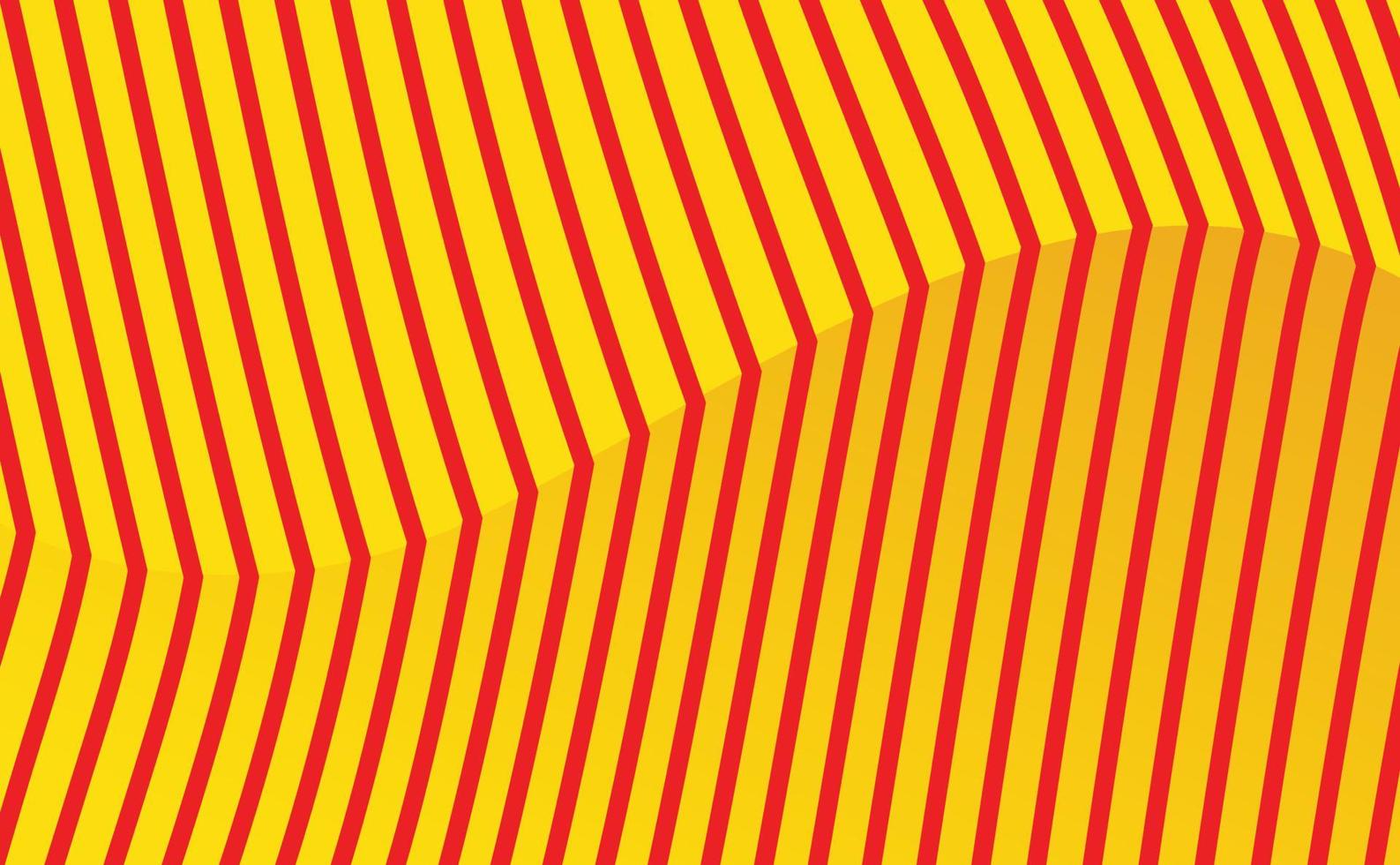 couverture de modèle d'arrière-plan de style de bande d'art en ligne, graphique vectoriel d'effet de couleur jaune et rouge