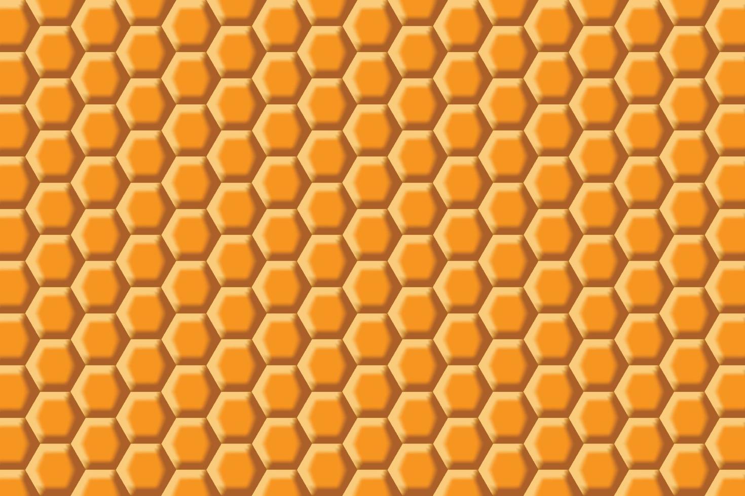 graphique vectoriel de fond de ruche d'abeilles