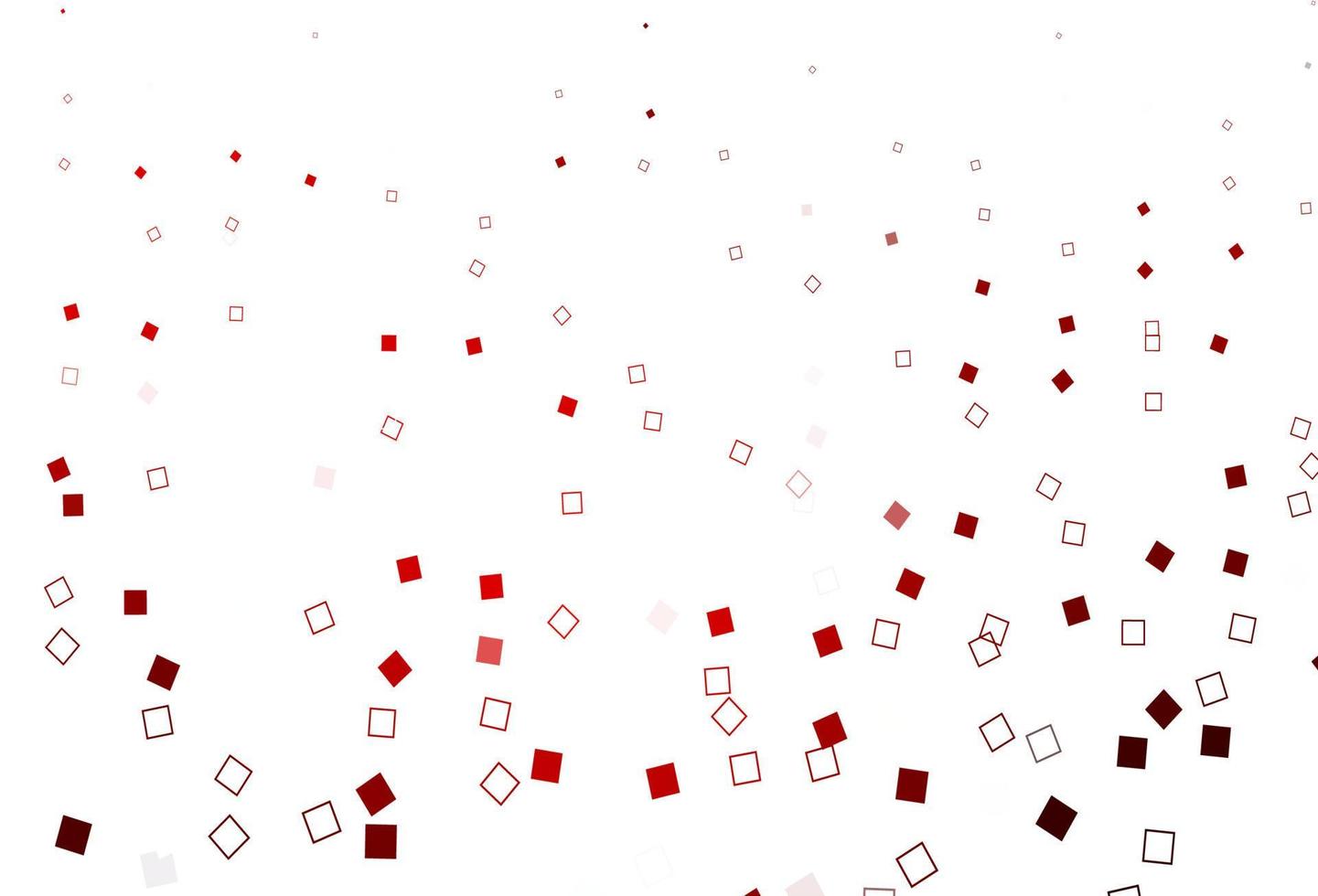 modèle vectoriel rouge clair avec un style carré.