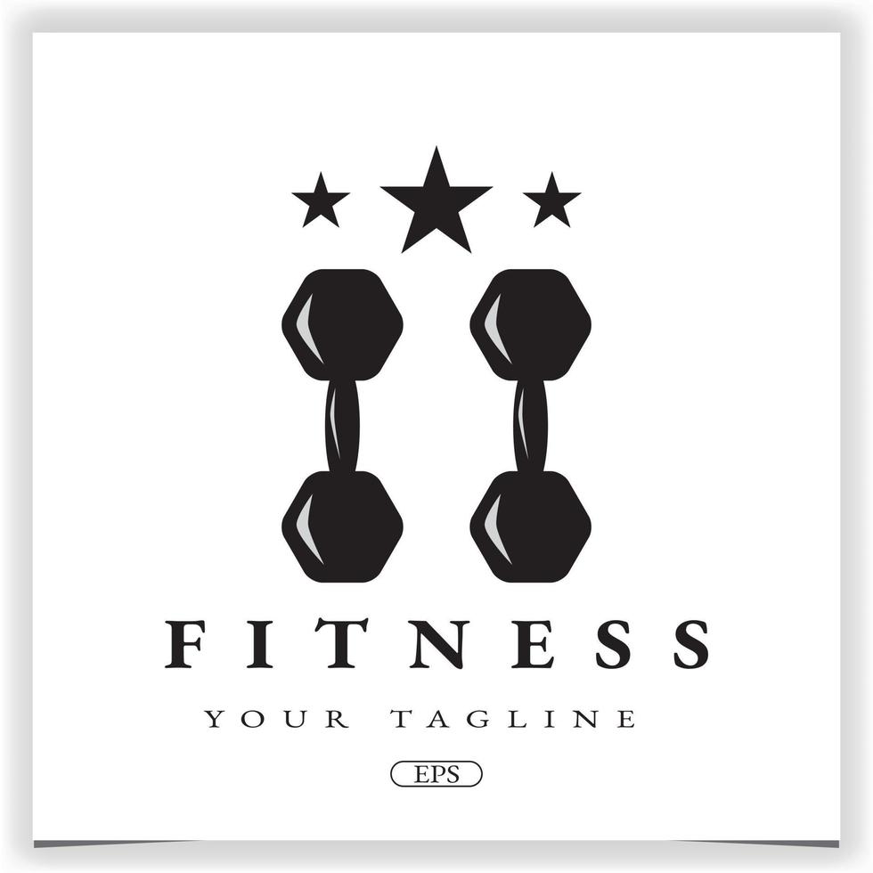 gym fitness logo moderne premium modèle élégant vecteur eps 10