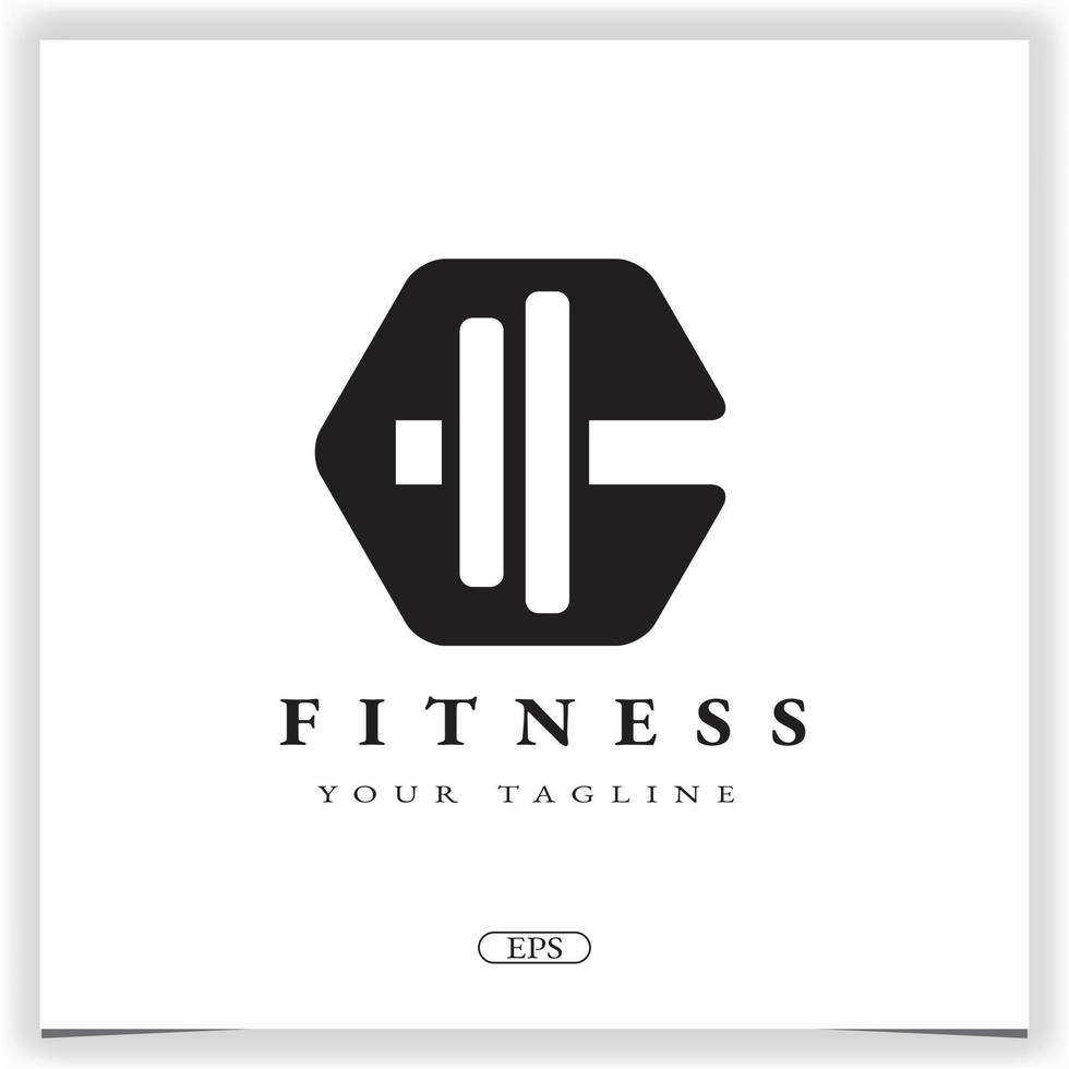 gym fitness logo moderne premium modèle élégant vecteur eps 10