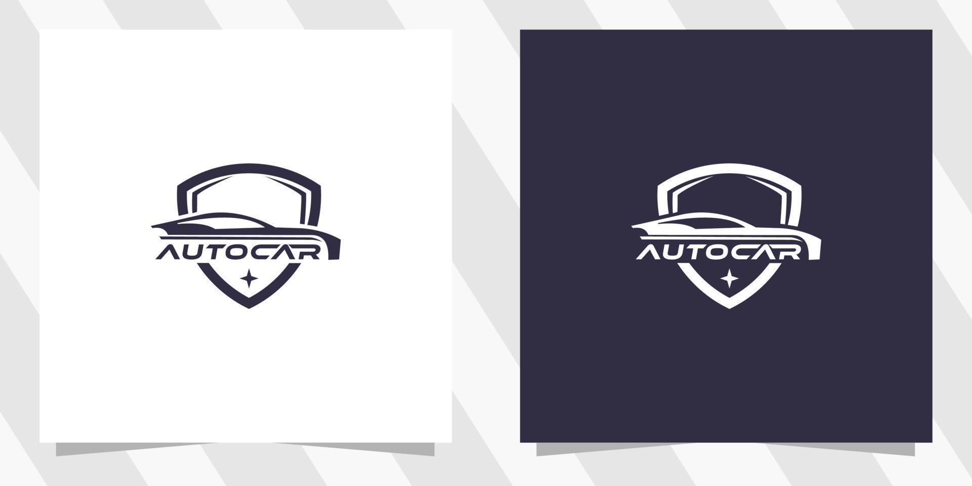 modèle de conception de logo autocar vecteur