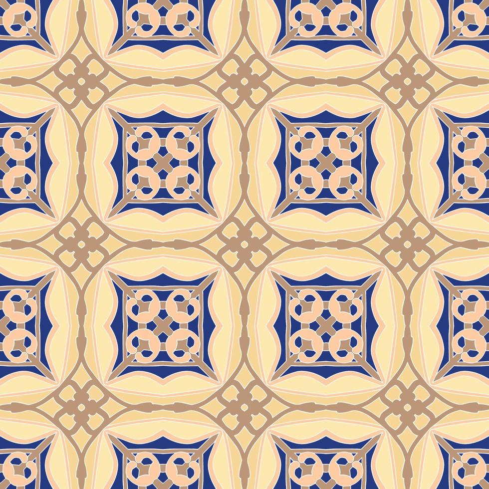 modèle sans couture marocain multicolore. arrière-plan islamique arabe traditionnel. style vintage, turc, indien idéal pour la moquette, la céramique, le carrelage. illustration vectorielle. vecteur