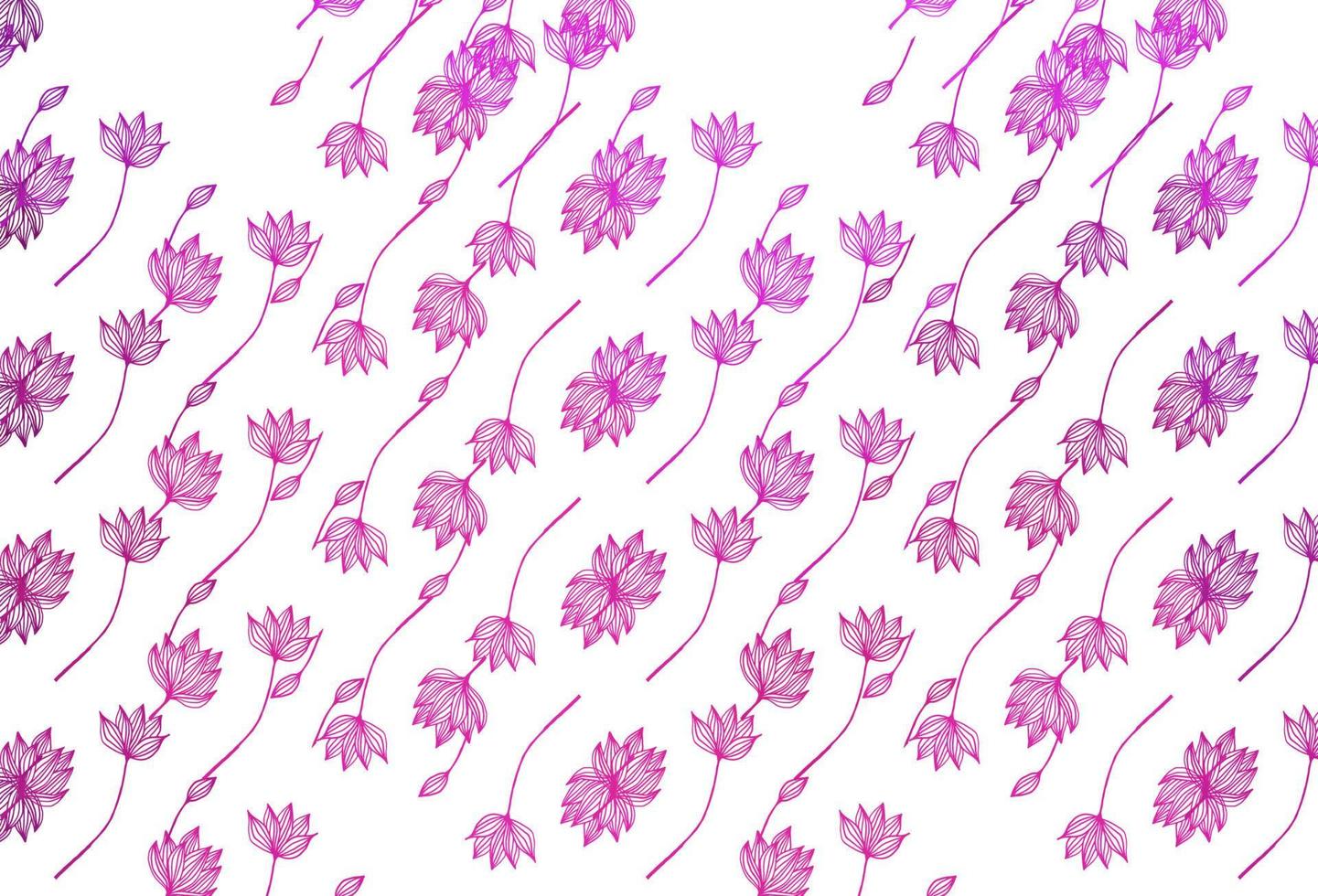 couverture de doodle vecteur violet clair.