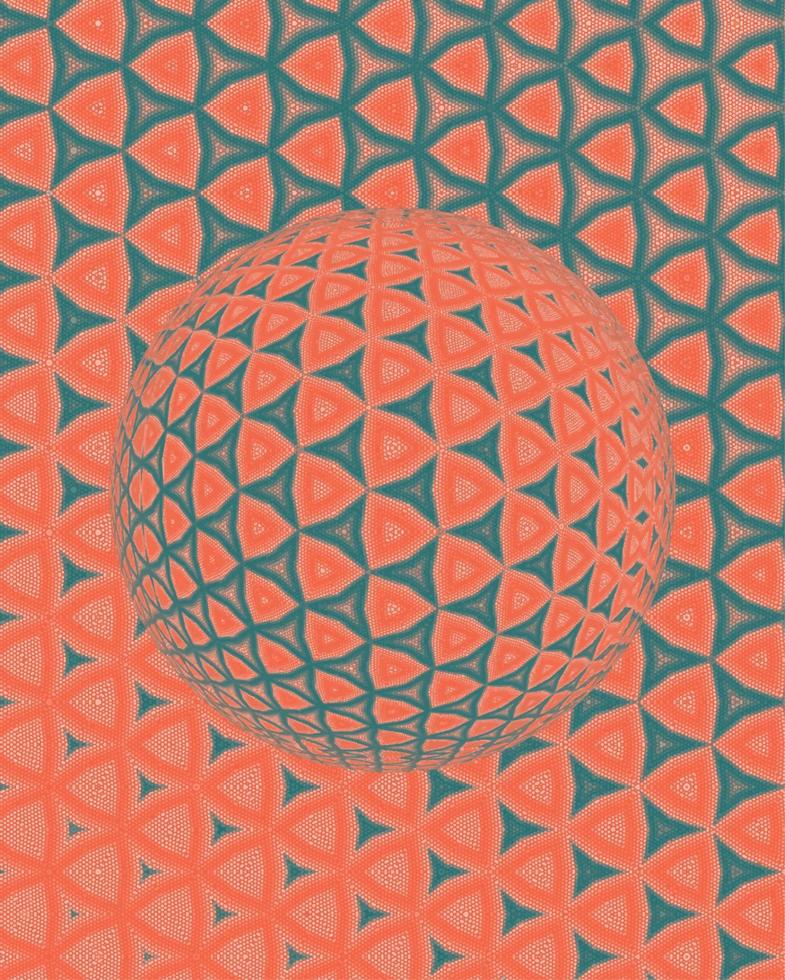 boule sphérique floue 3d colorée. illustration vectorielle vecteur