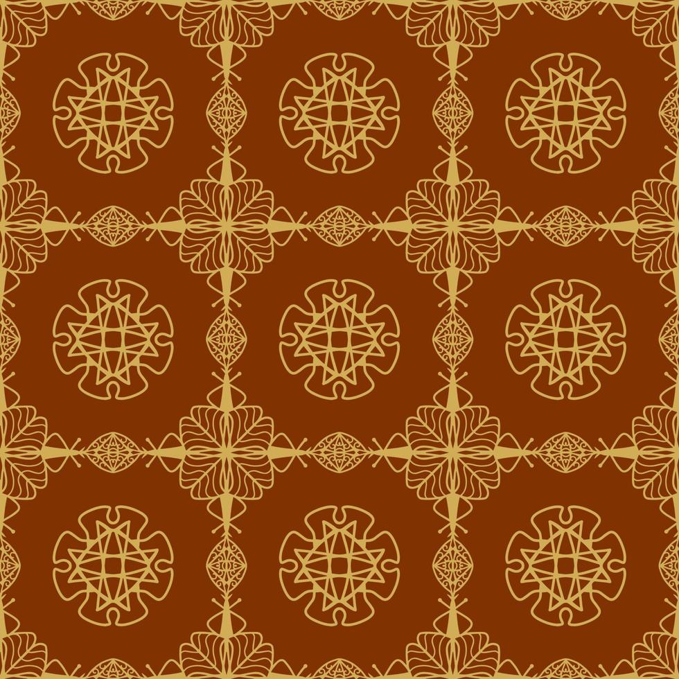 motif géométrique sans couture avec forme tribale. conçu en ikat, boho, aztèque, folk, motif, style arabe de luxe. idéal pour les vêtements en tissu, la céramique, le papier peint. illustration vectorielle vecteur