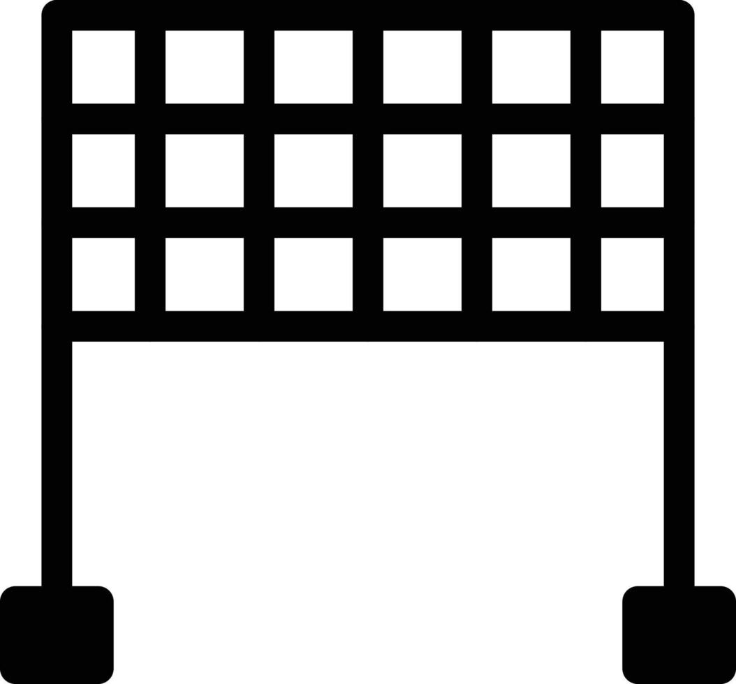 illustration vectorielle de filet de volley sur fond.symboles de qualité premium.icônes vectorielles pour le concept et la conception graphique. vecteur