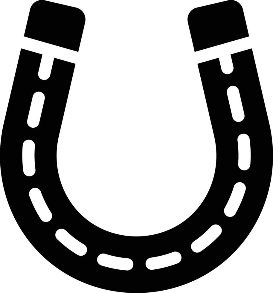 illustration vectorielle de fer à cheval sur un fond. symboles de qualité premium. icônes vectorielles pour le concept et la conception graphique. vecteur