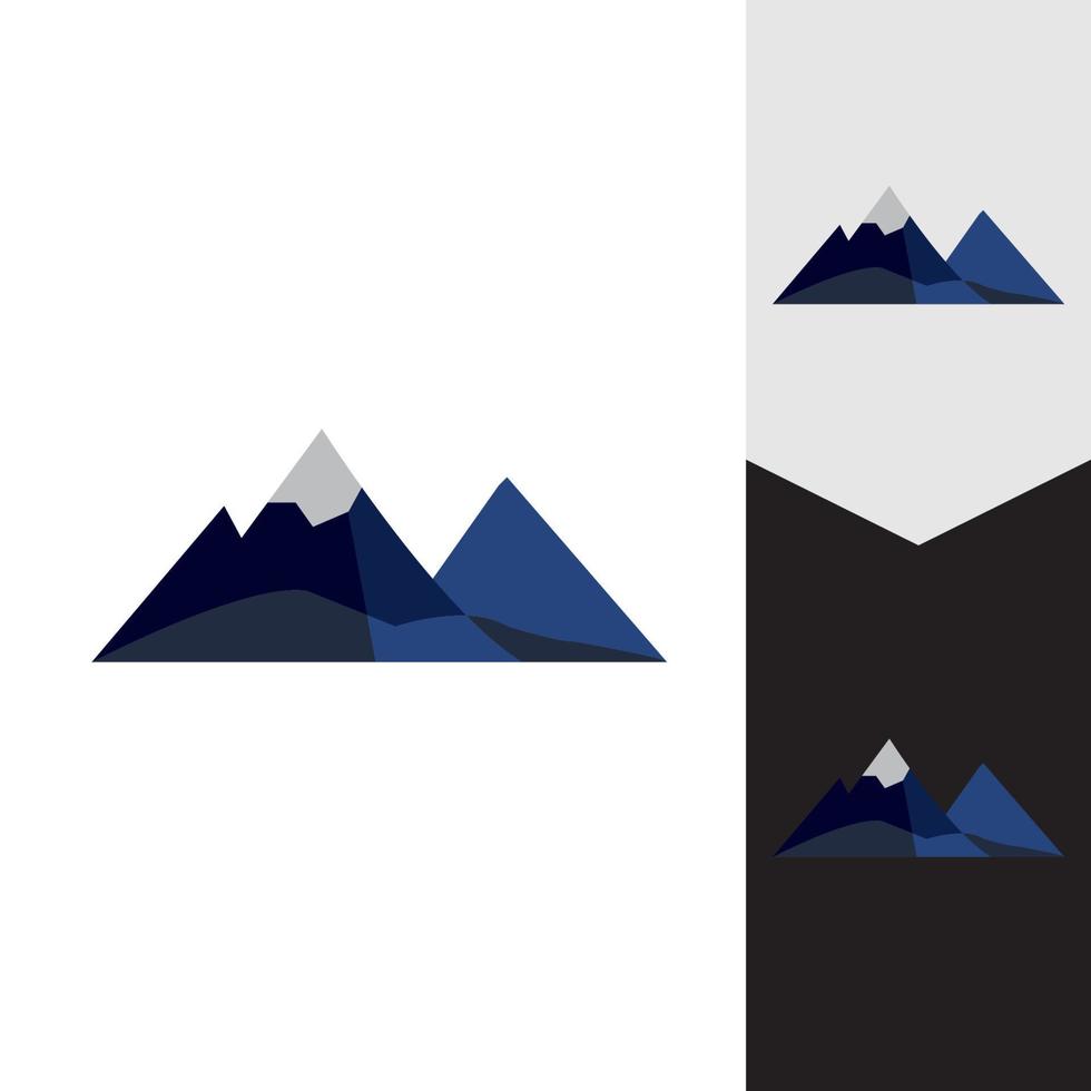 montagne icône logo modèle vector illustration design