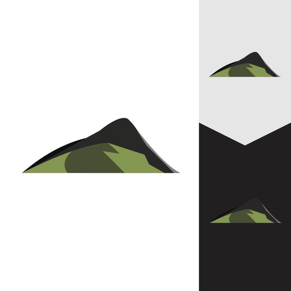 montagne icône logo modèle vector illustration design