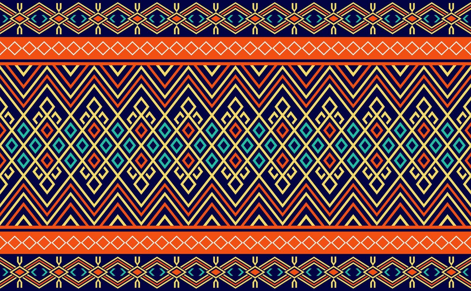 motif ethnique géométrique, fond antique graphique de broderie, vecteur textile sans fin pour impression