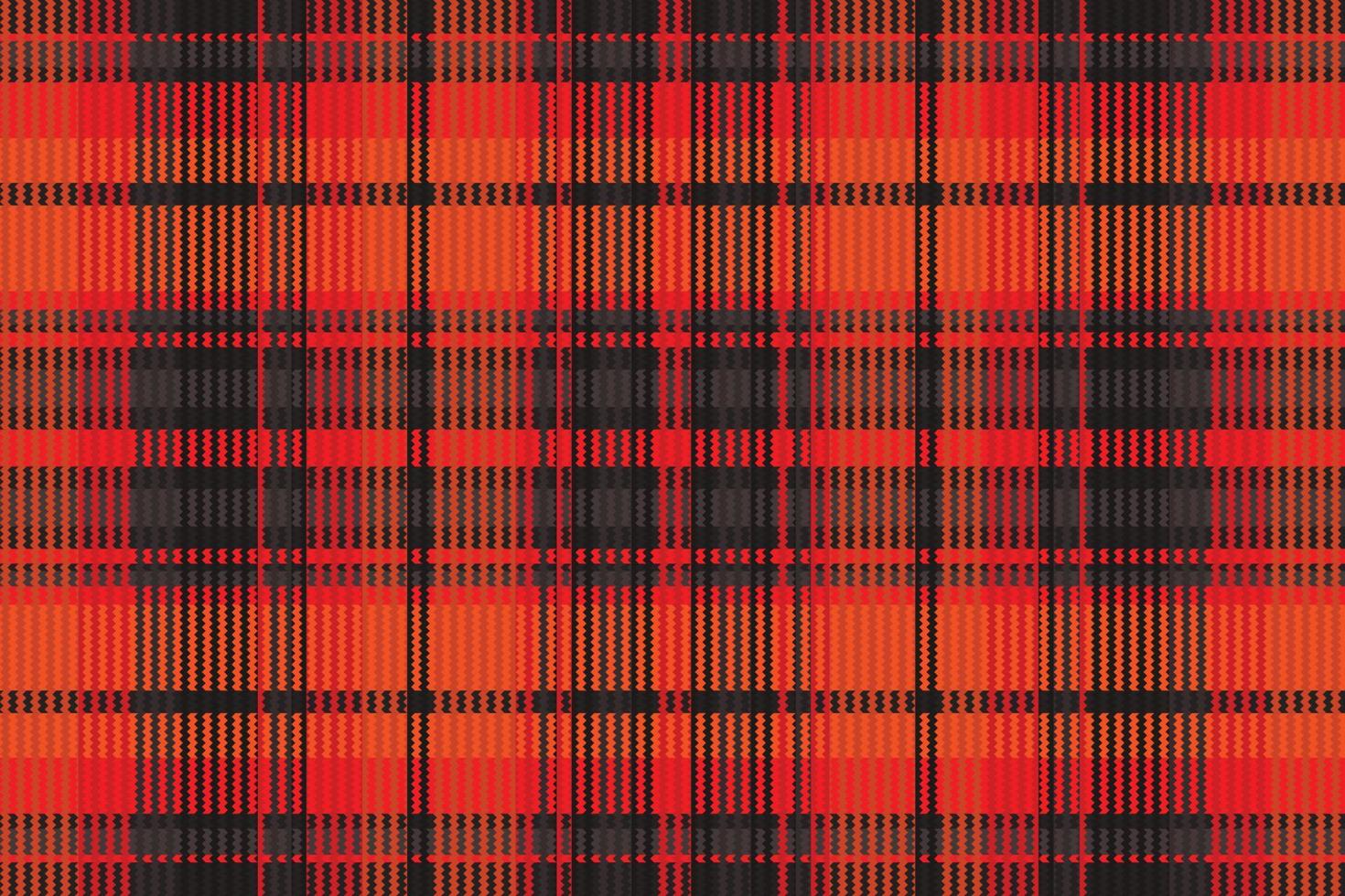 motif de couleur halloween tartan ou plaid. vecteur