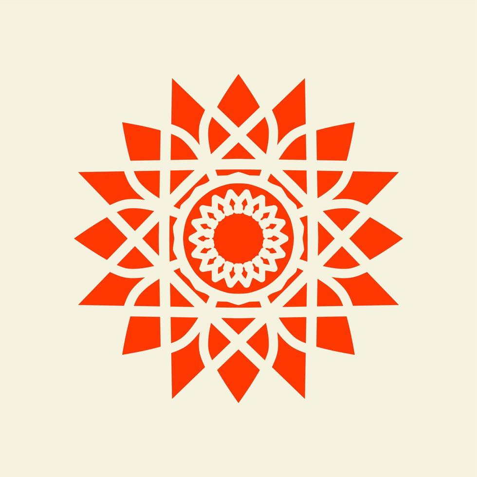 illustration vectorielle de fleur mandala. mandalas. éléments décoratifs d'époque. motif oriental, illustration vectorielle. islam, arabe, indien, turc, pakistan, chinois, motifs ottomans vecteur