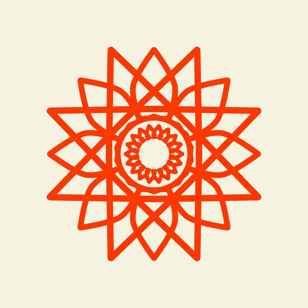 illustration vectorielle de motifs de mandala vecteur