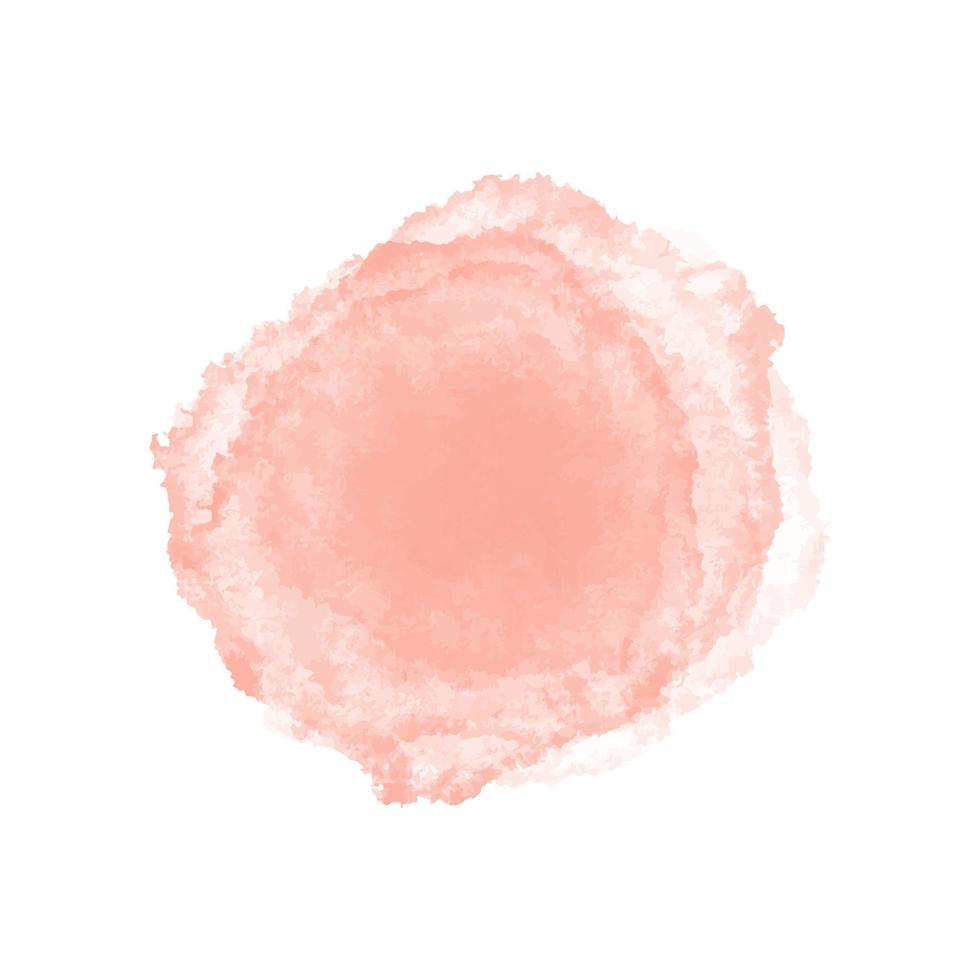 vecteur blush rose aquarelle taches peinture stropke. aquarelle rose abstraite peinte à la main sur papier.