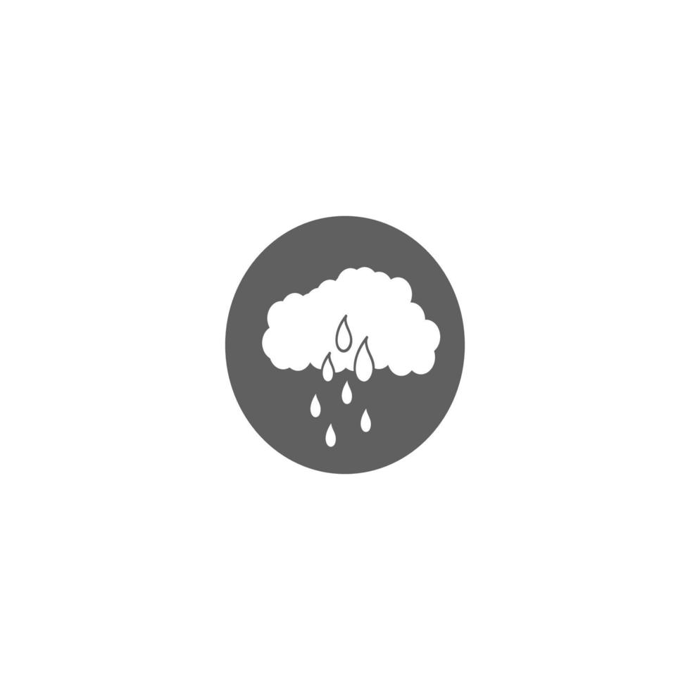 pluie icône illustration vectorielle vecteur
