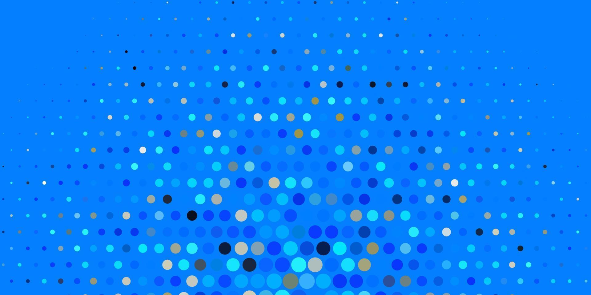 modèle vectoriel bleu foncé avec des cercles.