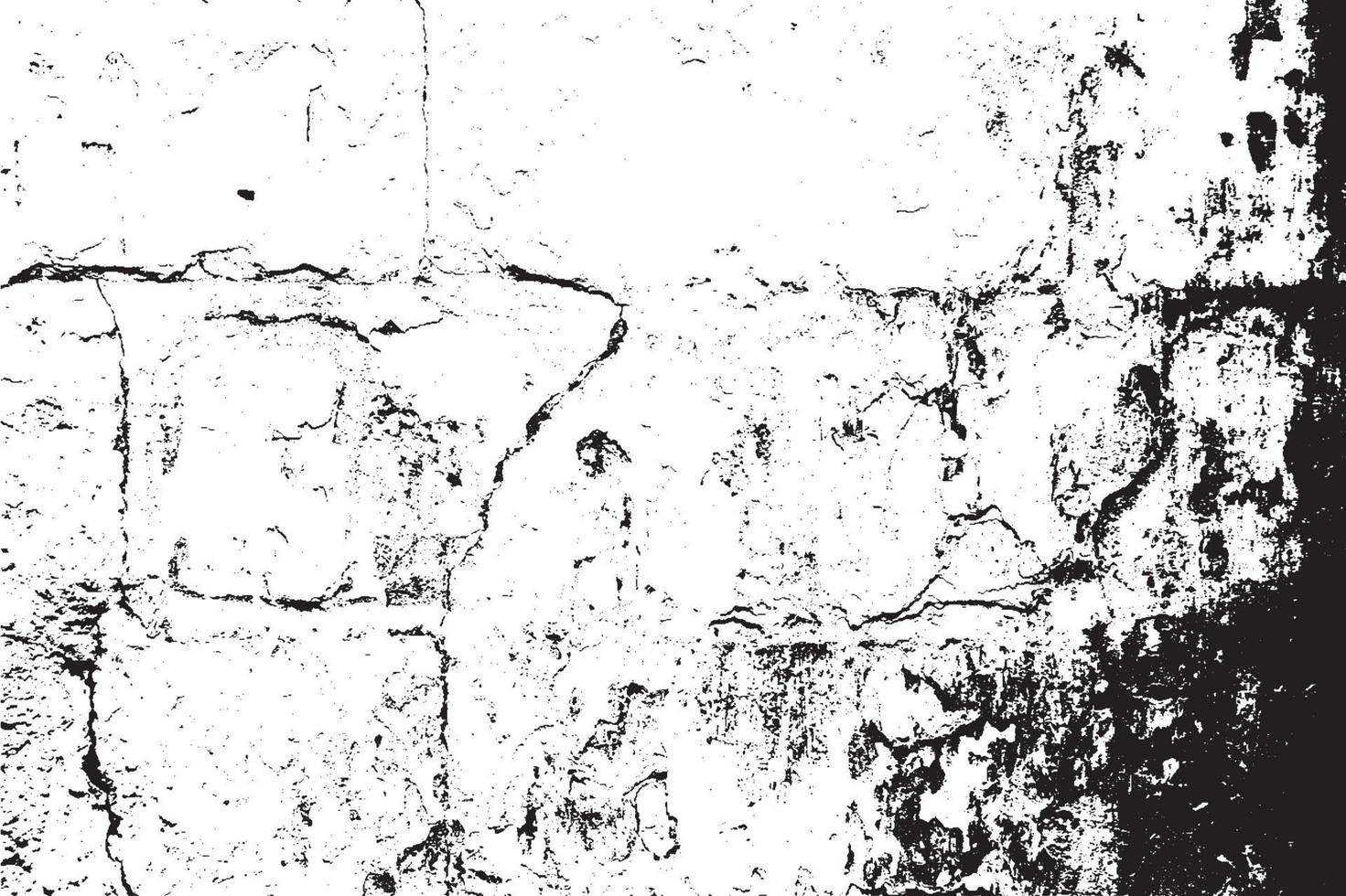 texture de mur grunge fissuré vecteur