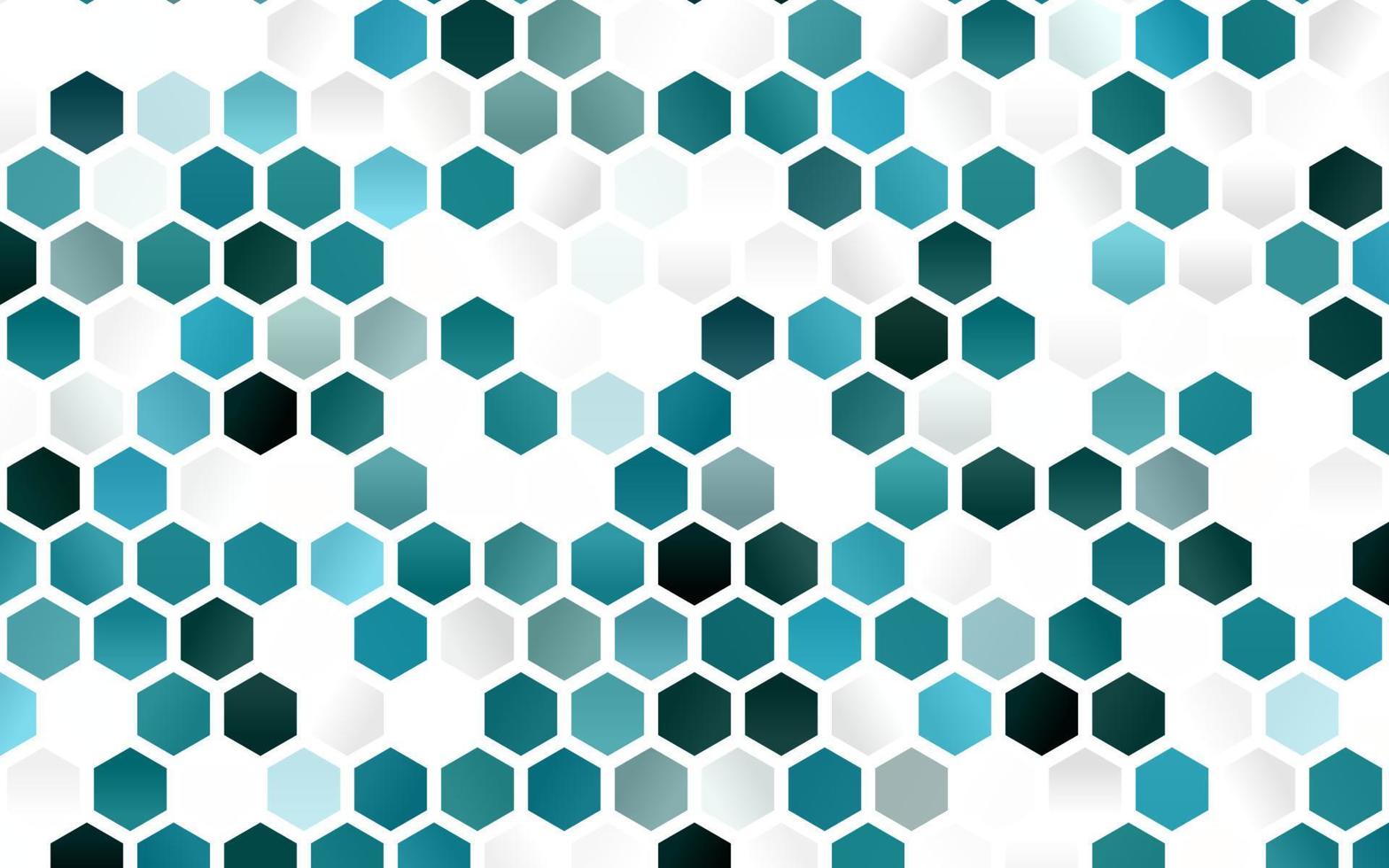 modèle vectoriel bleu clair dans un style hexagonal.