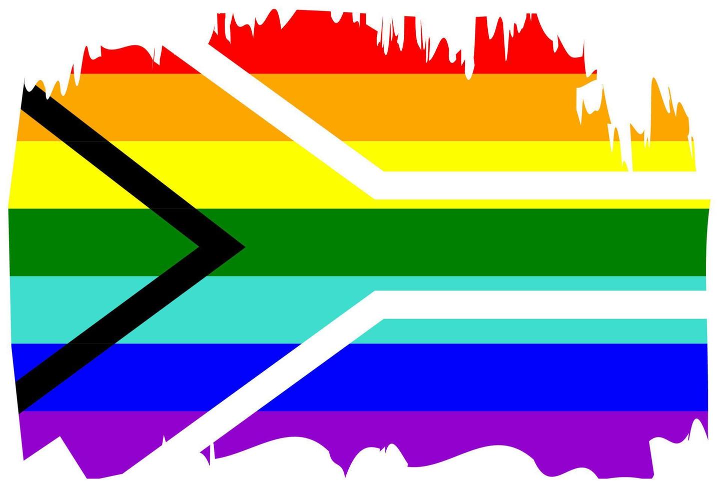 drapeau de fierté lgbt, fond de drapeau arc-en-ciel. mouvement de drapeau de paix multicolore. symbole des couleurs d'origine. vecteur