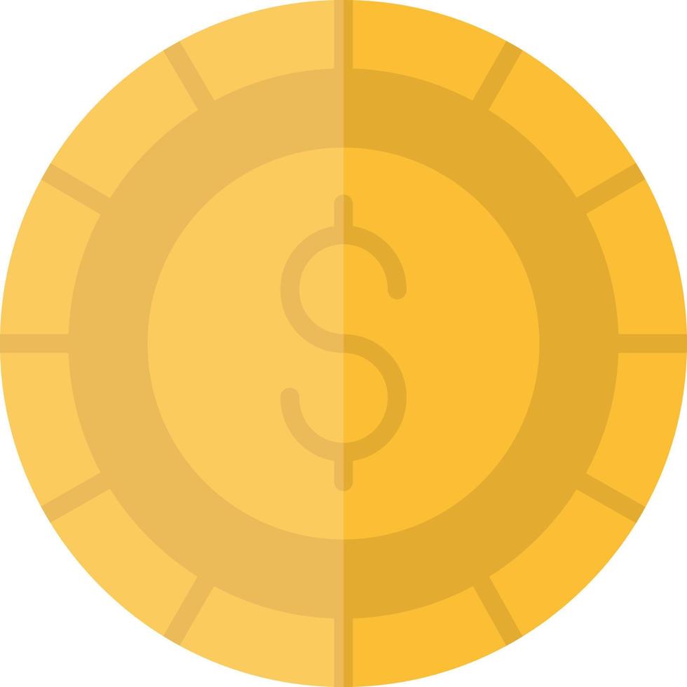 icône plate d'argent vecteur
