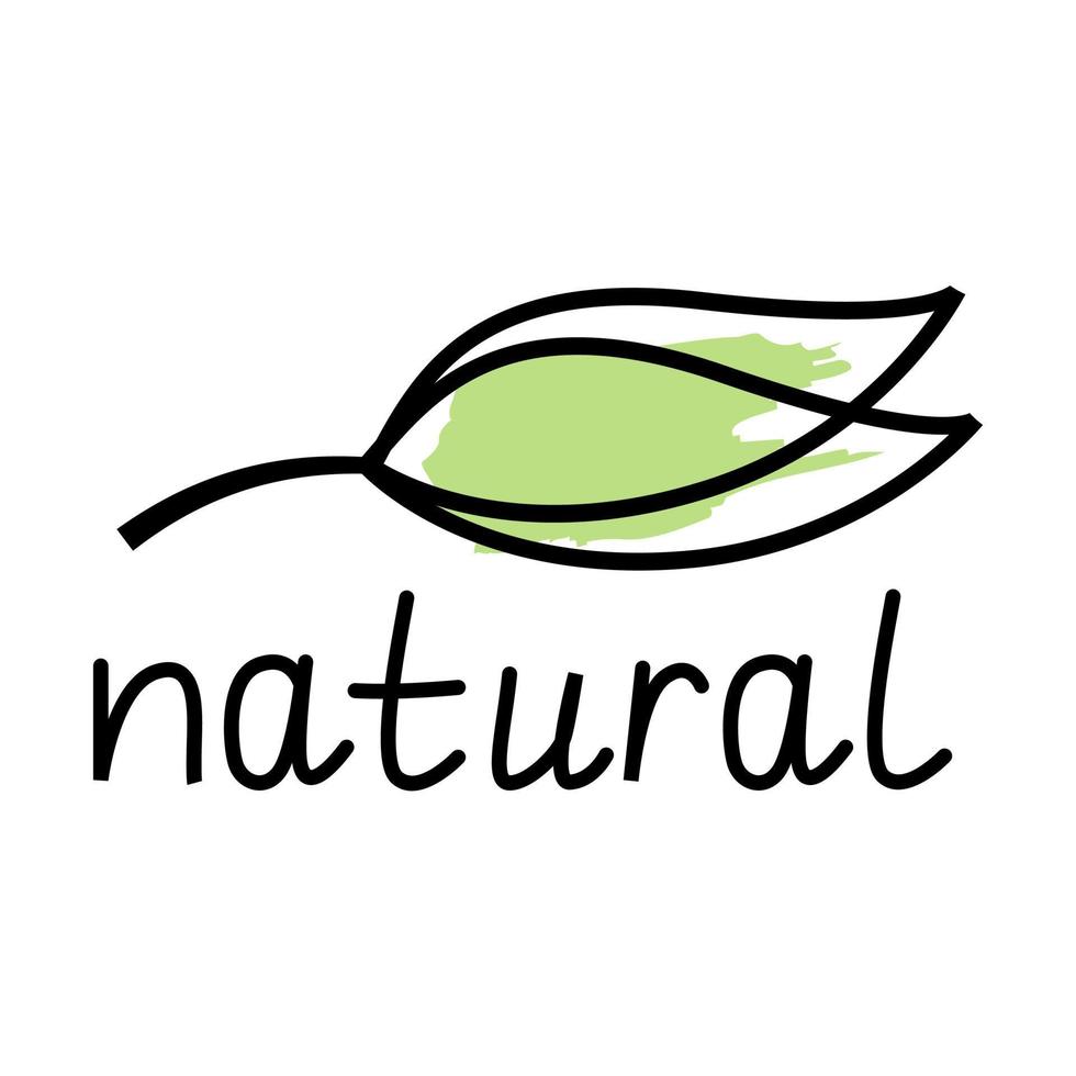 feuilles de vecteur pour les produits naturels