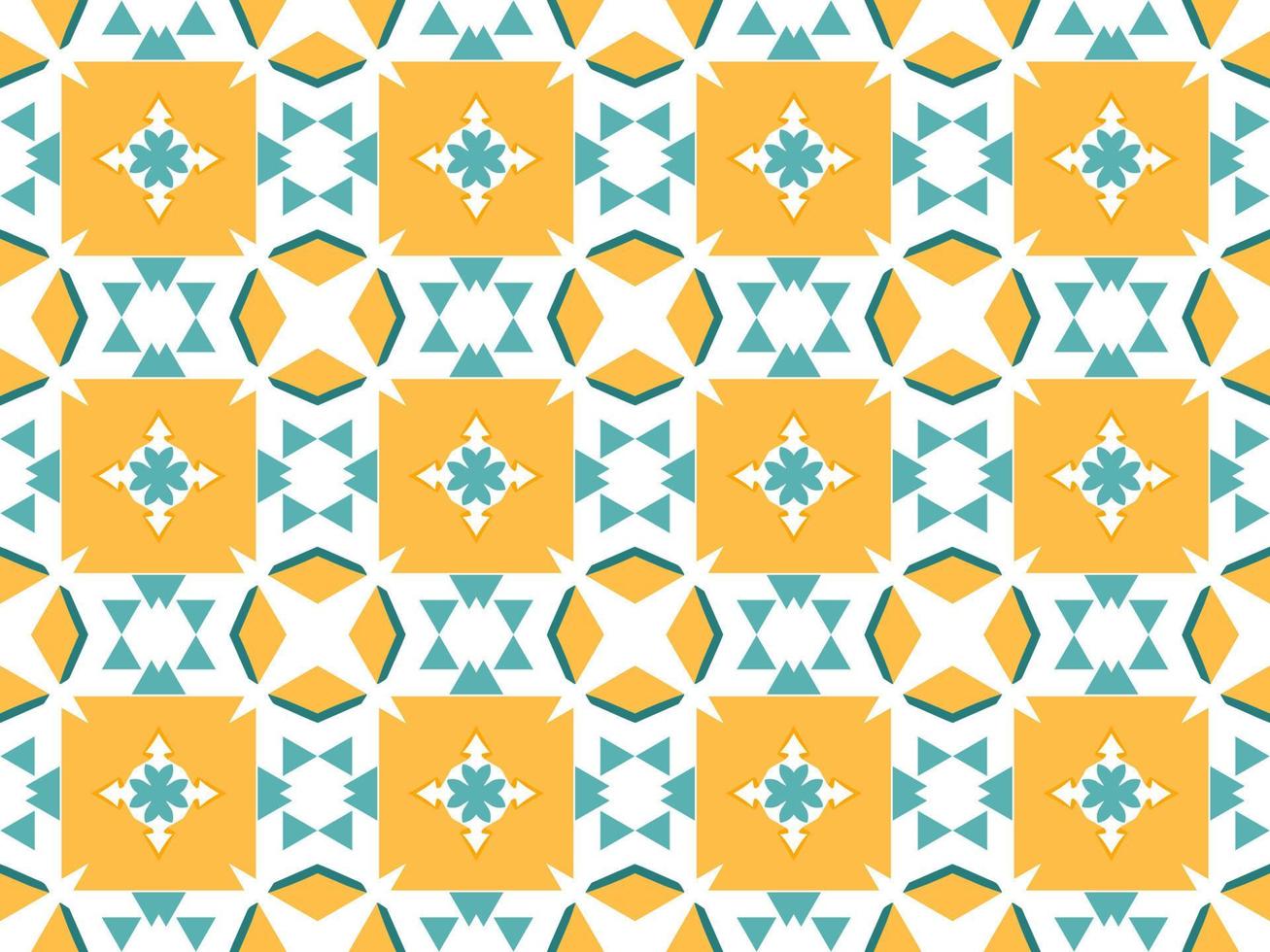 modèle sans couture coloré avec forme tribale. conçu en ikat, boho, aztèque, folk, motif, style arabe de luxe. idéal pour les vêtements en tissu, la céramique, le papier peint. illustration vectorielle vecteur