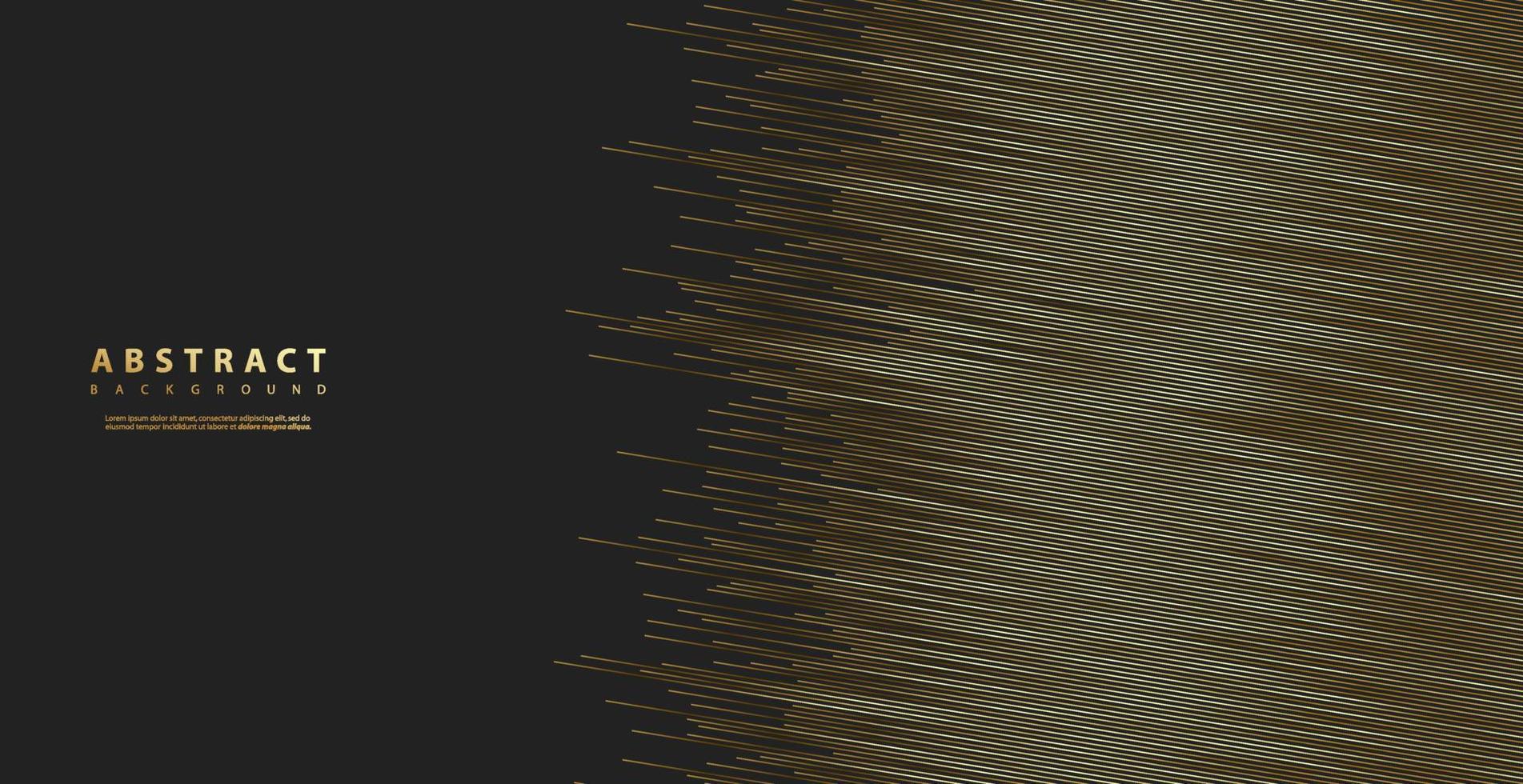 fond abstrait ligne vague luxueuse or - texture simple pour votre conception. fond dégradé. décoration moderne pour sites Web, affiches, bannières, vecteur eps10