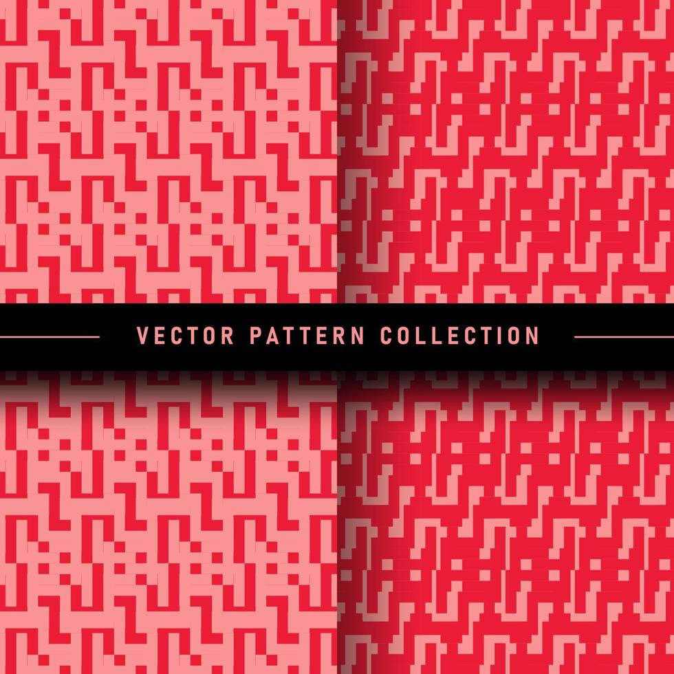 ensemble de collection de vecteurs de motifs géométriques vecteur