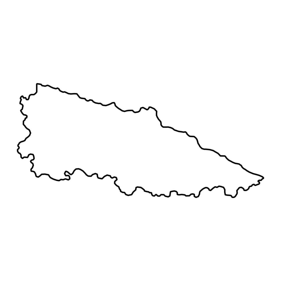 carte des asturies, région d'espagne. illustration vectorielle. vecteur