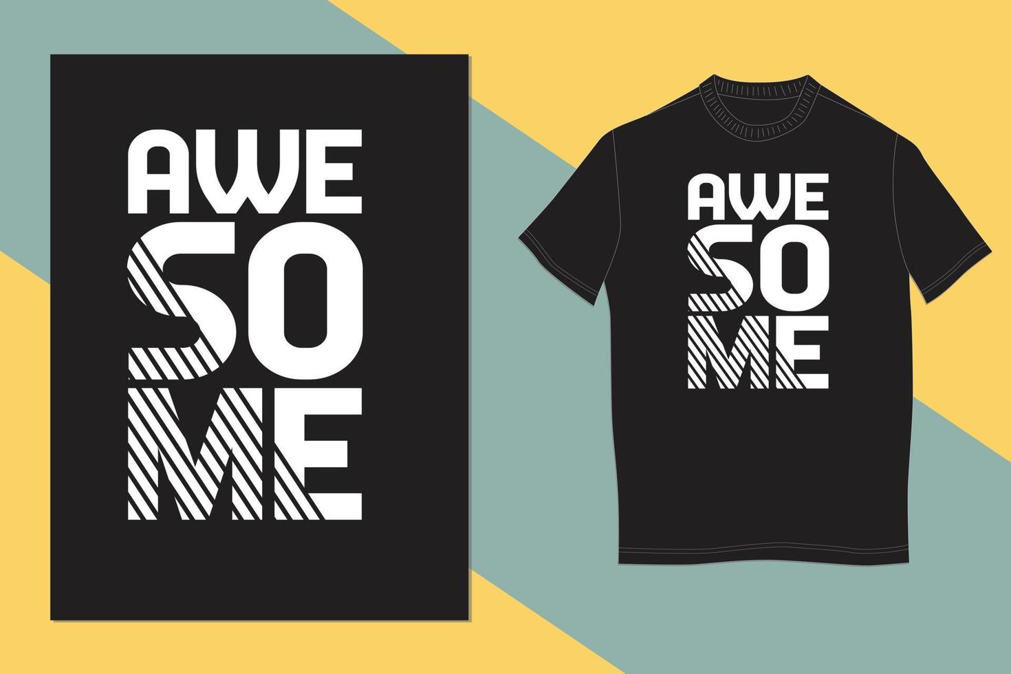 conception de tshirt typographie simple vecteur