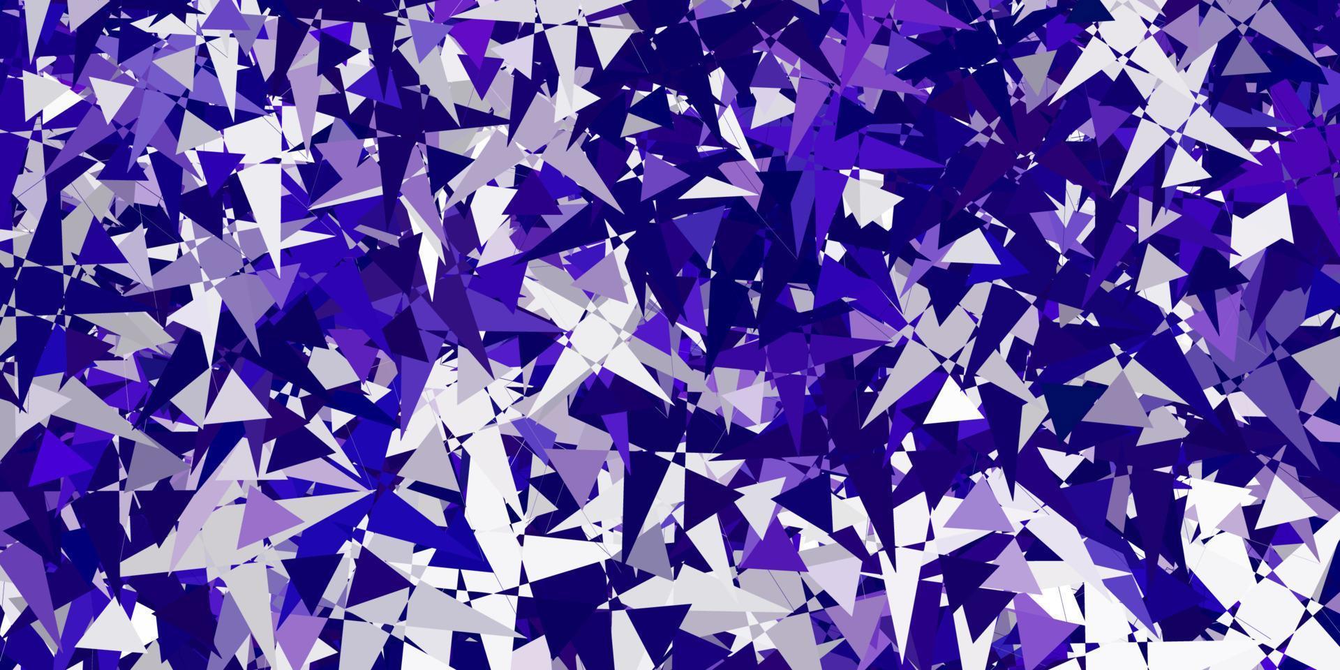 modèle vectoriel violet clair avec des formes polygonales.