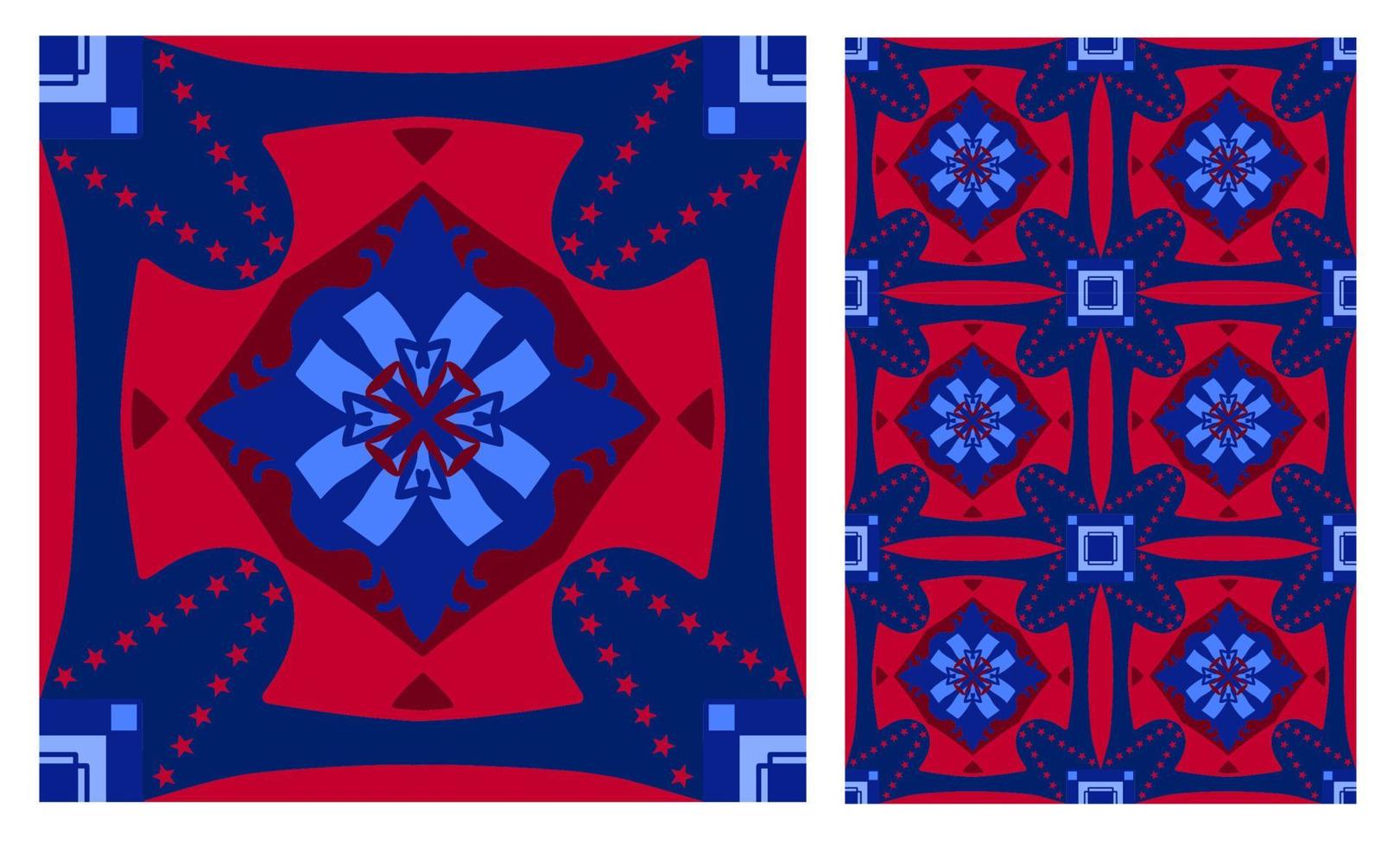 motif géométrique harmonieux, collection de carreaux de sol, motif de tissu moderne, ikat, boho, aztèque, folklorique, motif, gitan, arabe, style indien, batak, motif tribal, textile ethnique, papier peint et carreaux vecteur