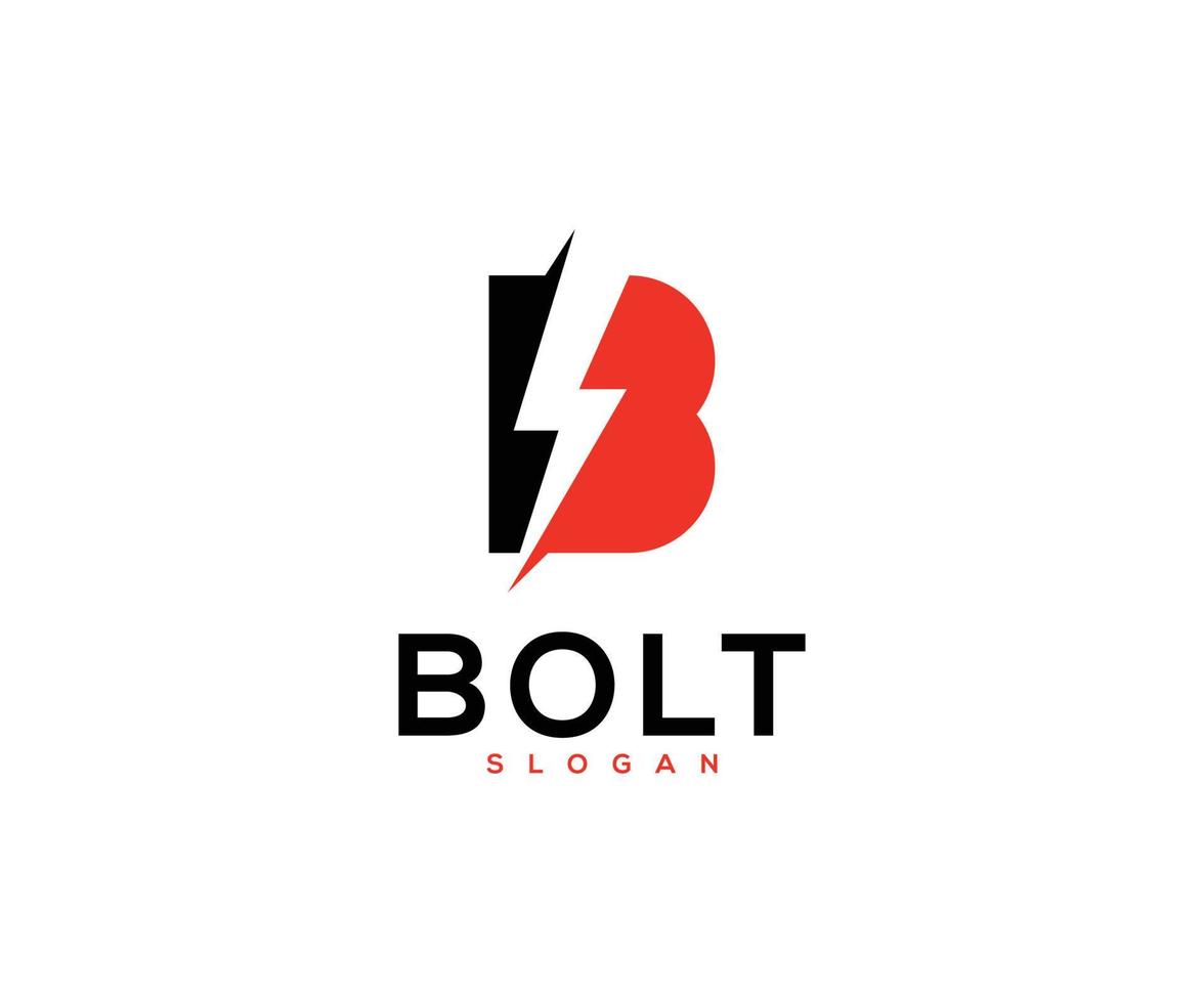 lettre b volt logo vecteur