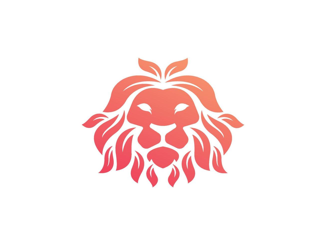 logo éco lion vecteur